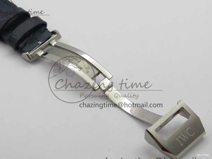 MIROTIME 0116 Supportive Big Pilot IW501008 “Boutique London” SS ZF Best Edition Blue Dial on Blue Leather Strap A 7106